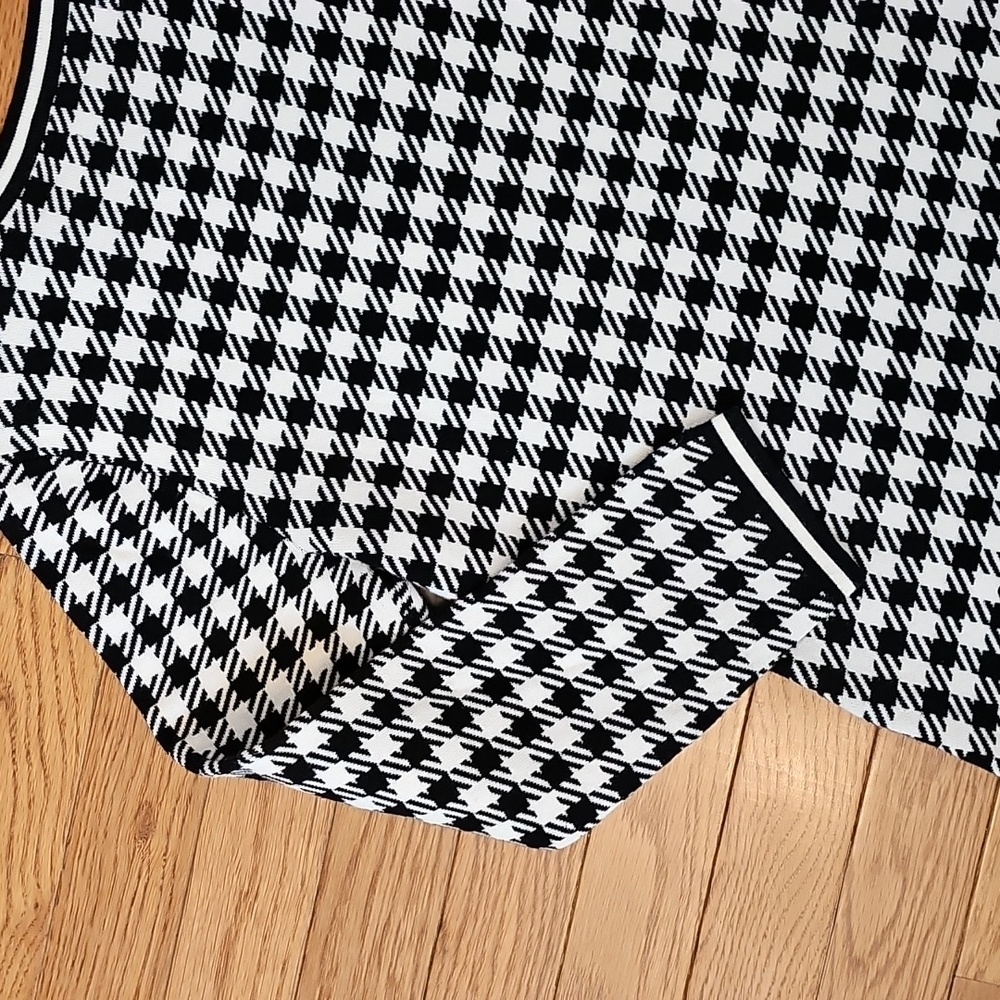 Ralph Lauren Houndstooth Knit Sheath Dress - Picture 10 of 11